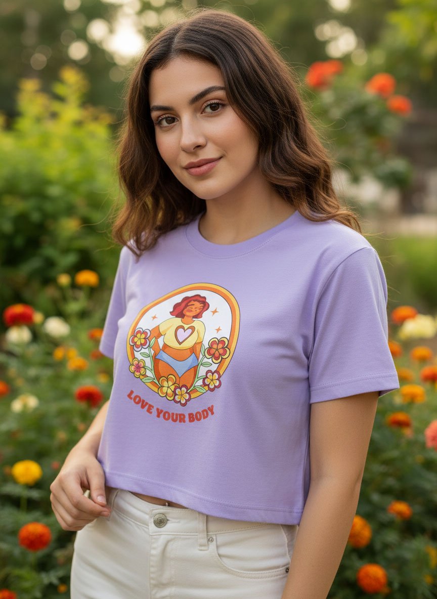 Love your Body | Lavender | Vichitra Crop tops
