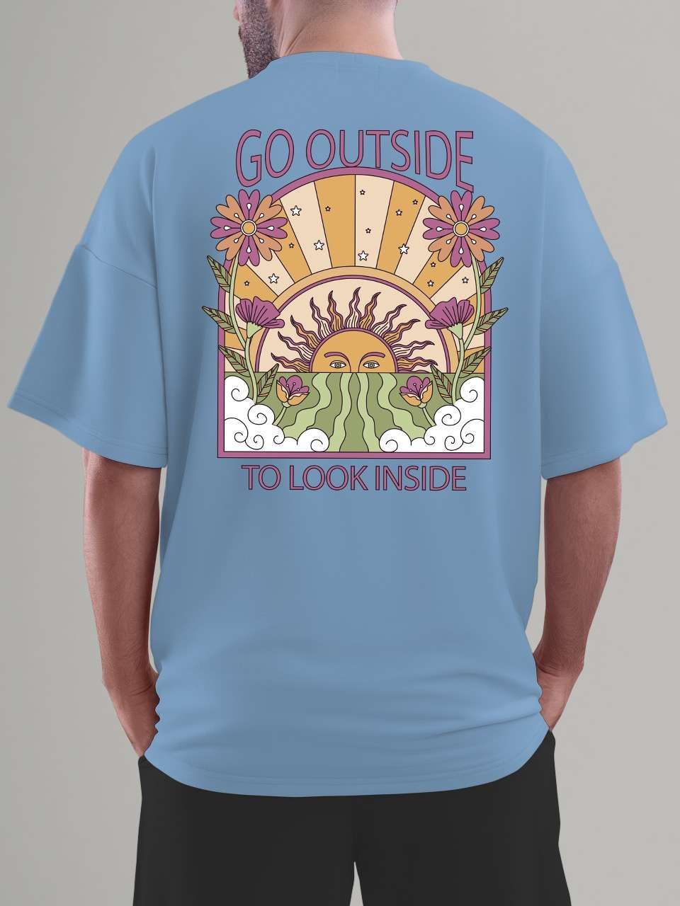 Go outside | Vichitraa Oversized T-Shirts Collection - Image 2