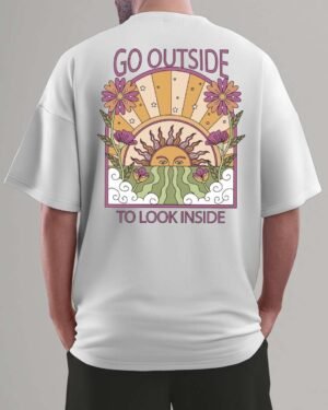 Go outside | Vichitraa Oversized T-Shirts Collection
