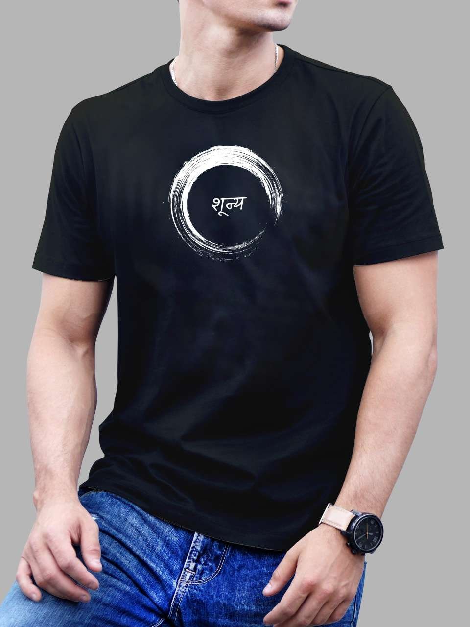 Shunya | Vichitraa T-Shirts | Men Round Neak T-Shirts