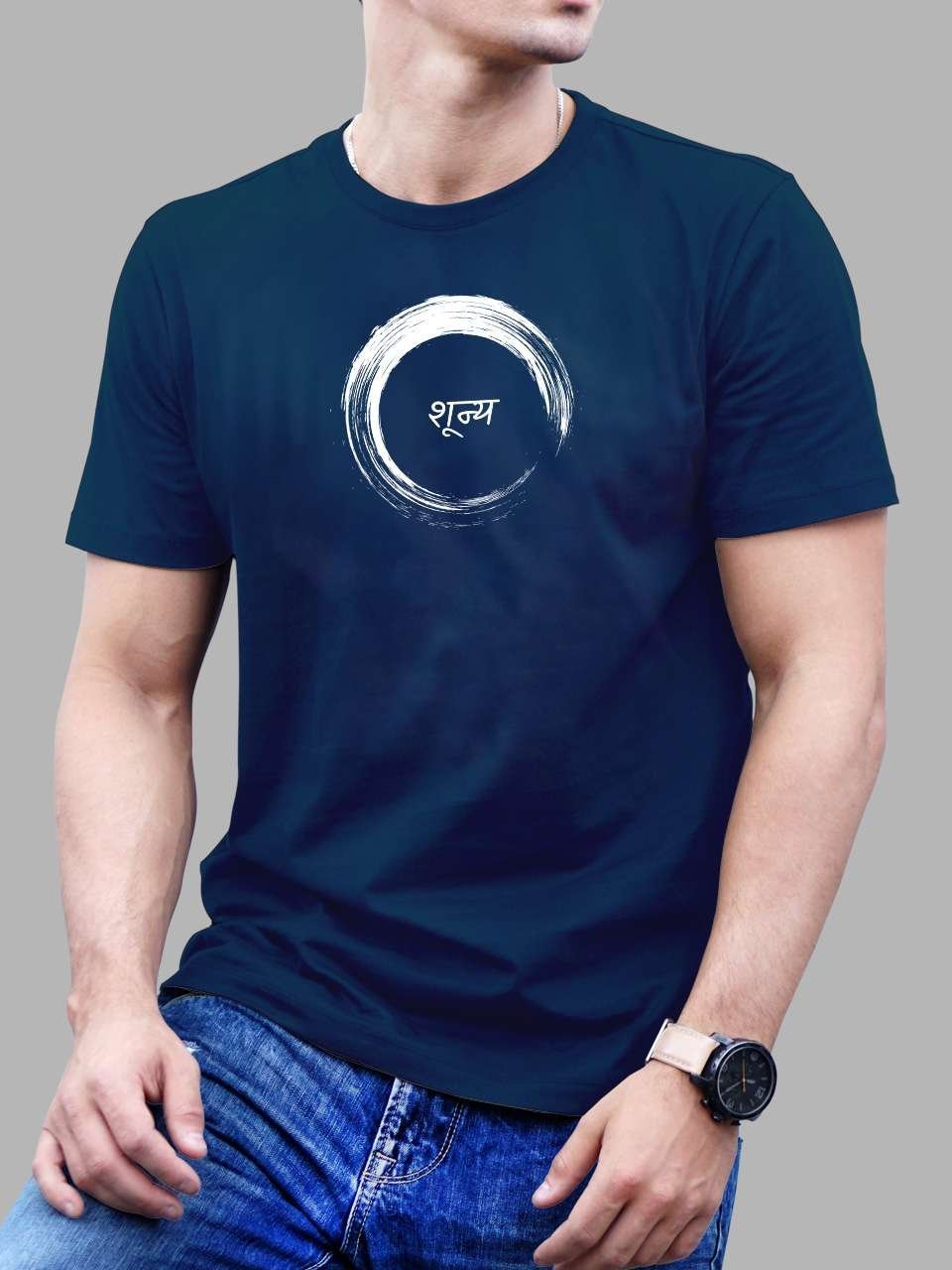 Shunya | Vichitraa T-Shirts | Men Round Neak T-Shirts - Image 3