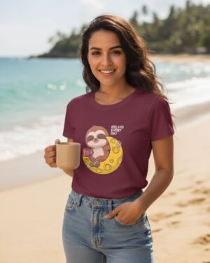 Relax | Women Round Neak Vichitra T-Shirt