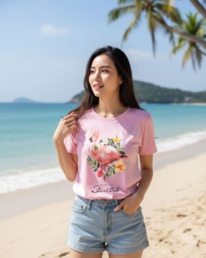 Stand out | Women Round Neak Vichitra T-Shirt