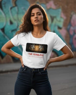 The fearless | Women Round Neak Vichitra T-Shirt