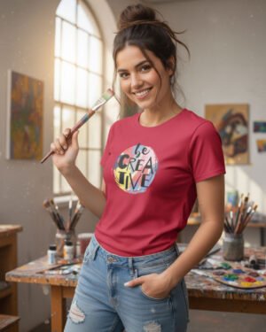 Be Creative | Women Round Neak Vichitra T-Shirt