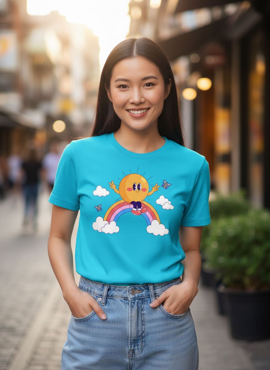 Smily | Women Round Neak Vichitra T-Shirt