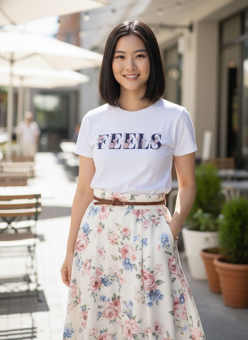 Feels | Women Round Neak Vichitra T-Shirt