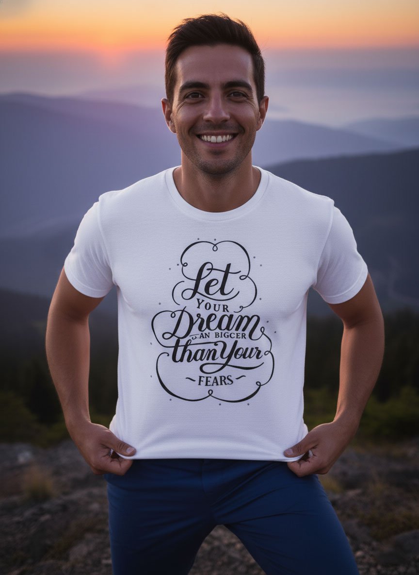 Let your Dream | Vichitra | Men Round Neak T-Shirts