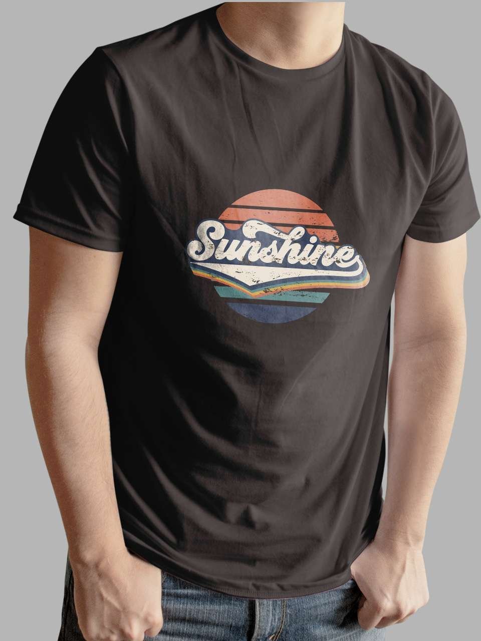 Sunshine T-Shirt | Vichitraa T-Shirts | Men Round Neak T-Shirts