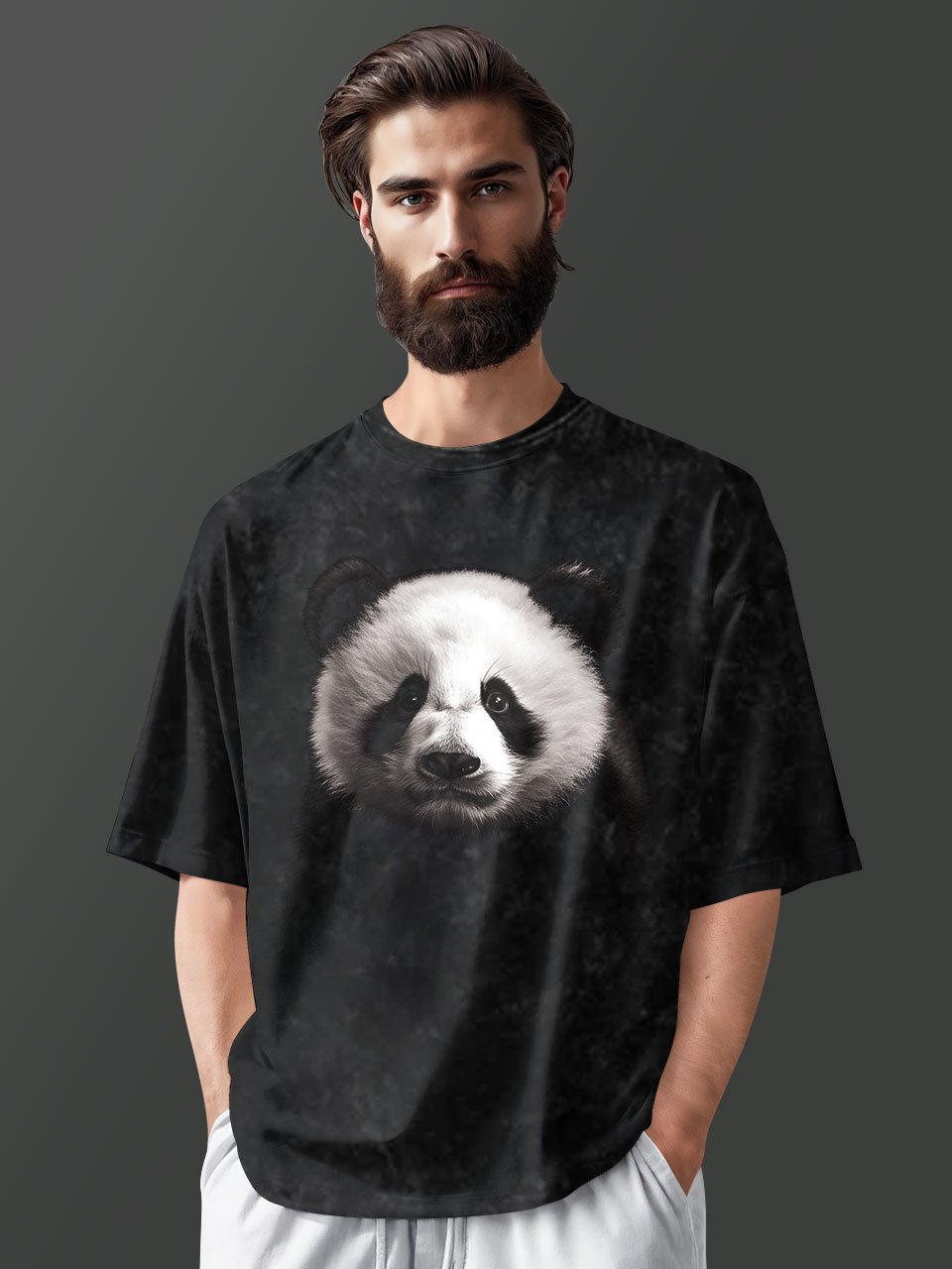 Panda – Zen Mode Panda Oversized T-Shirt