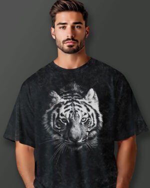 Tiger – Fearless Stride Tiger Print T-Shirt