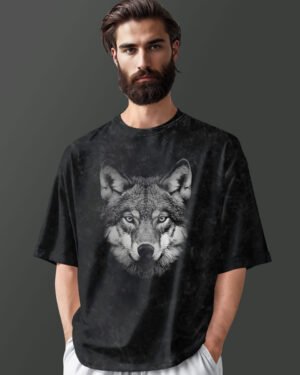 Wolf – Lone Howl Wolf Print T-Shirt