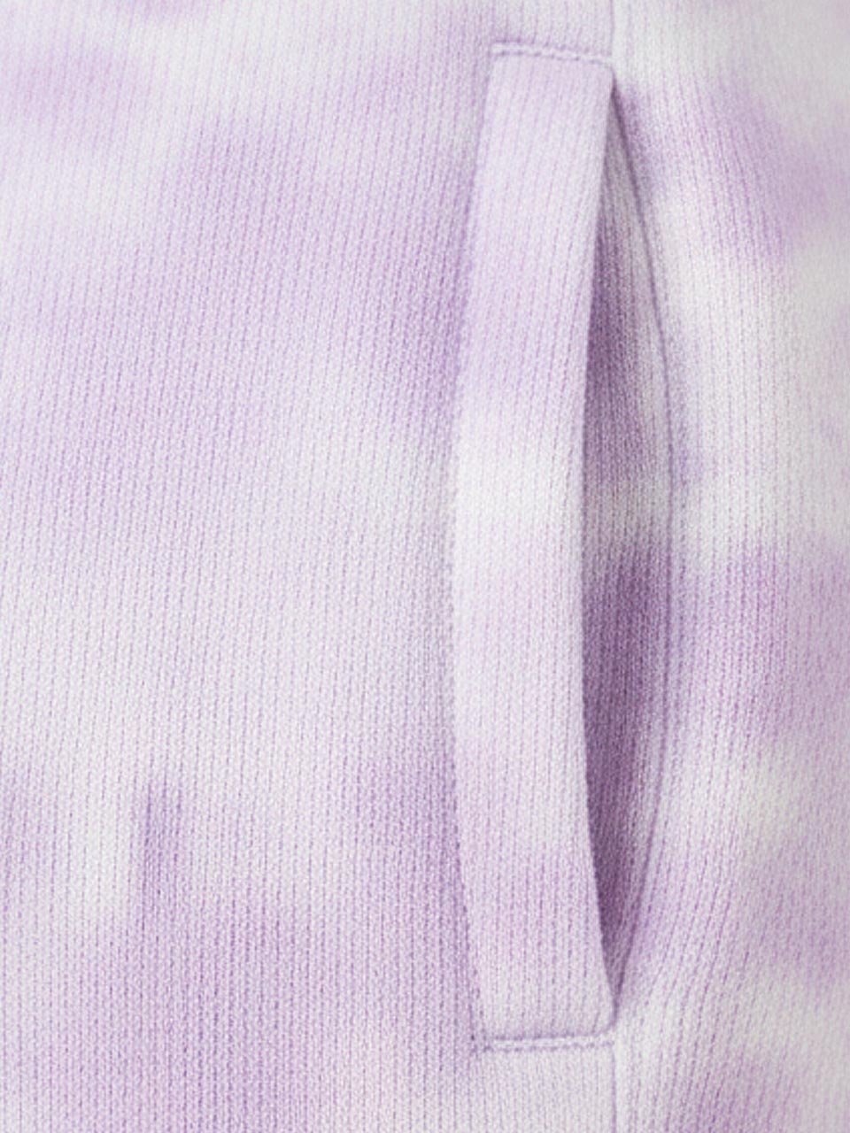 Men’s Tie-Dye Half Pants – Lavender & White | Relaxed Streetwear Fit - Image 4