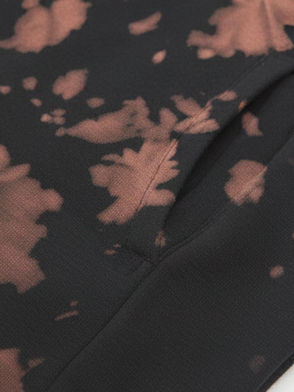 Men’s Tie-Dye Half Pants – Brown & black | Relaxed Streetwear Fit - Image 2