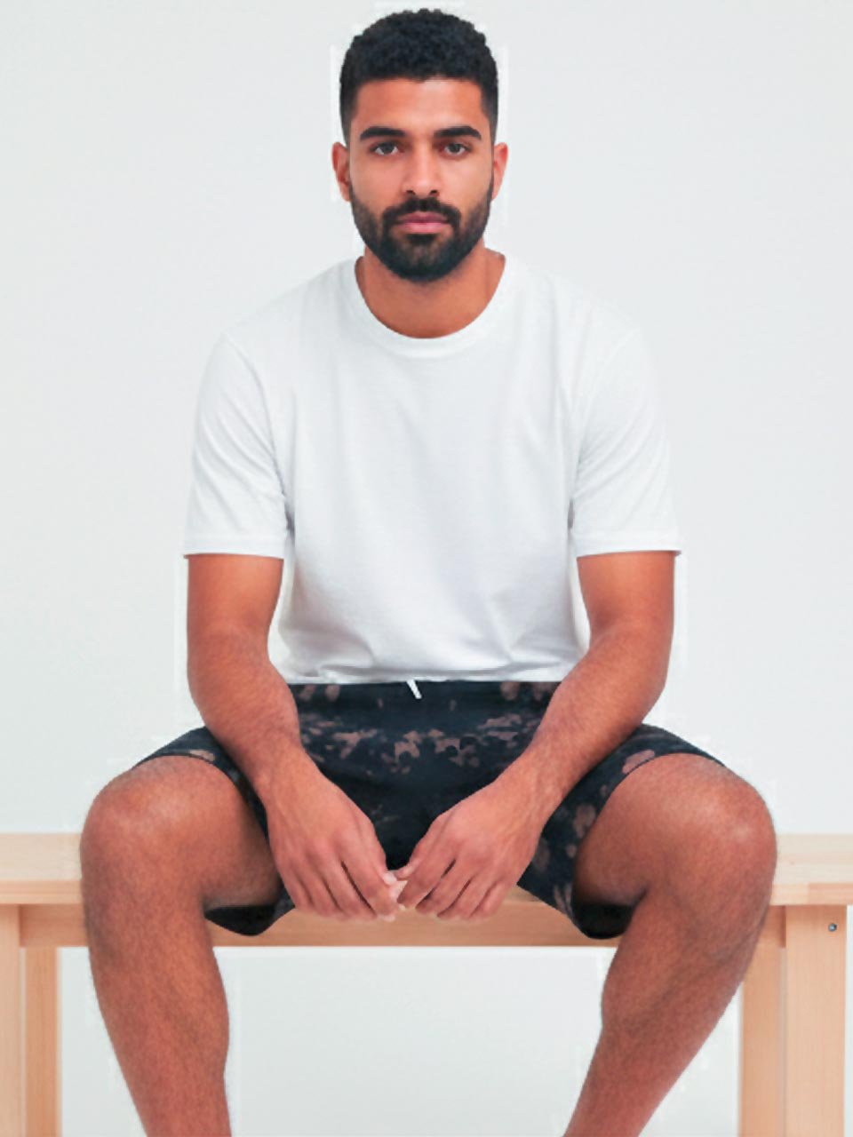 Men’s Tie-Dye Half Pants – Brown & black | Relaxed Streetwear Fit - Image 3