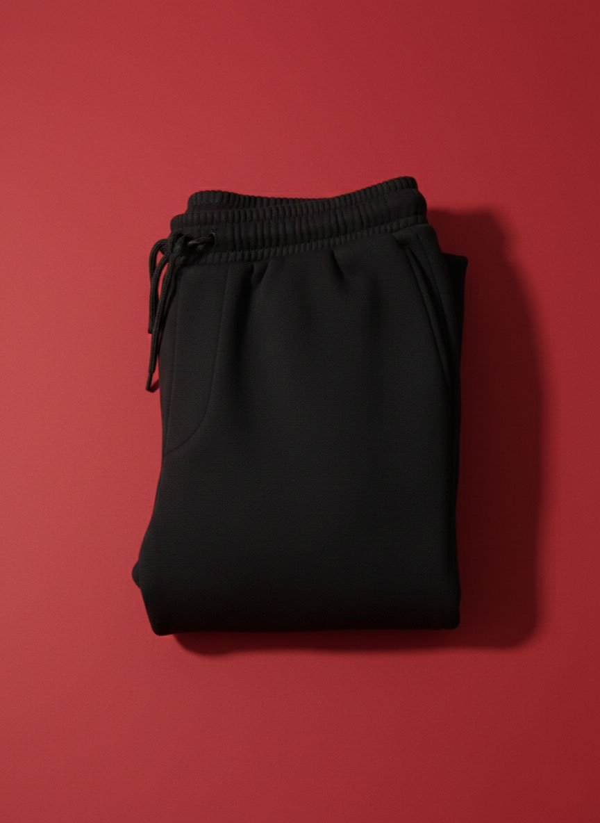 Black Loose-Fit Sweat Pant - Image 5