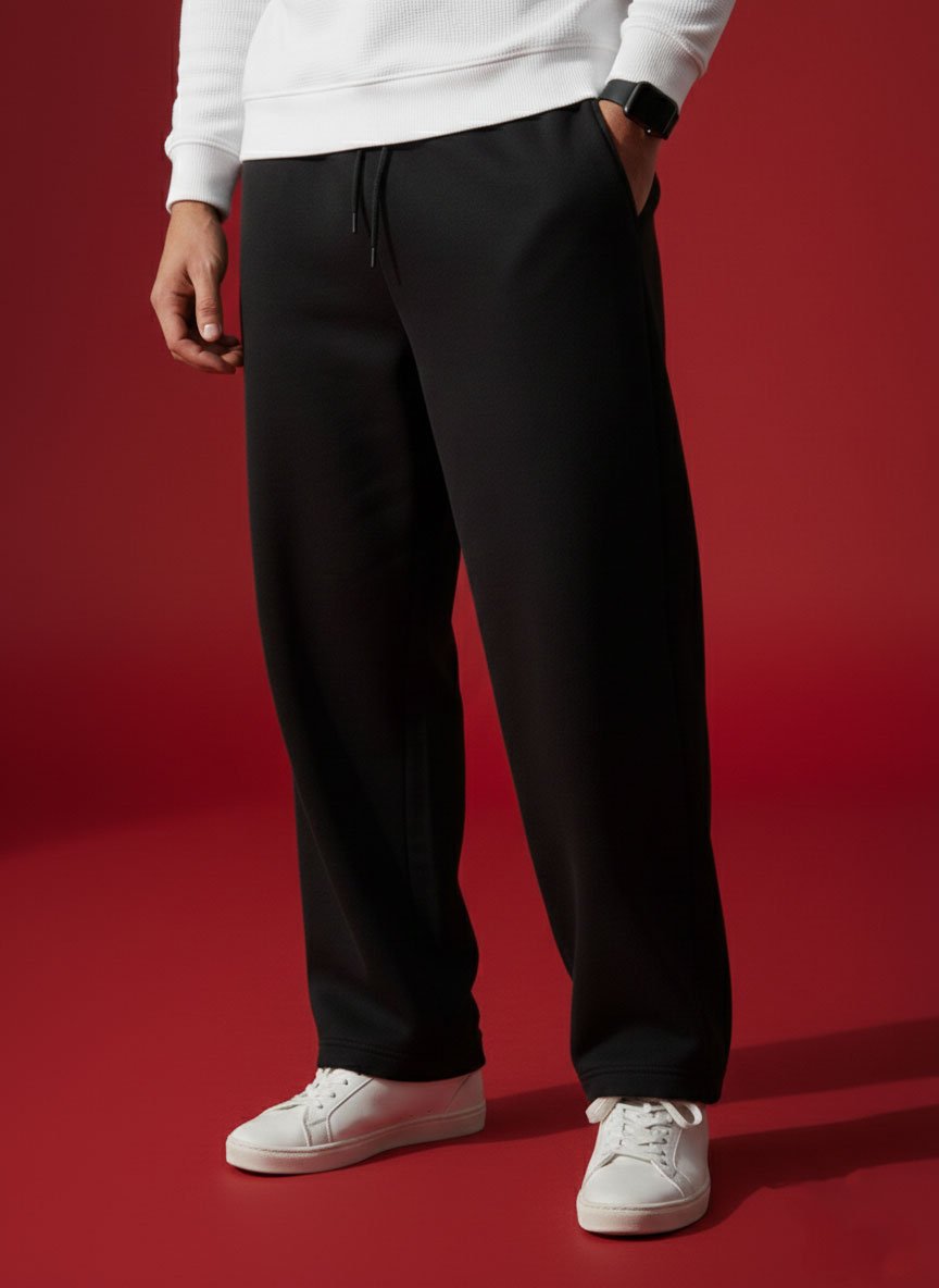 Black Loose-Fit Sweat Pant